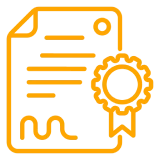 Document with award symbol